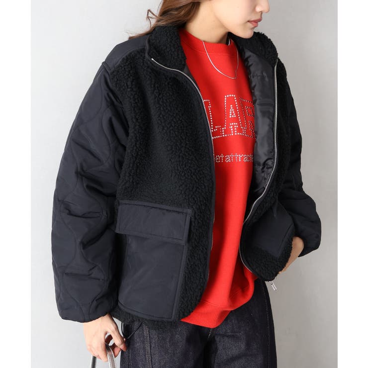 ボア裏キルトスタンドブルゾン | SpRay | 詳細画像34 