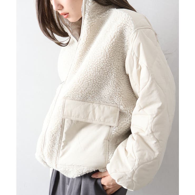 ボア裏キルトスタンドブルゾン | SpRay | 詳細画像40 