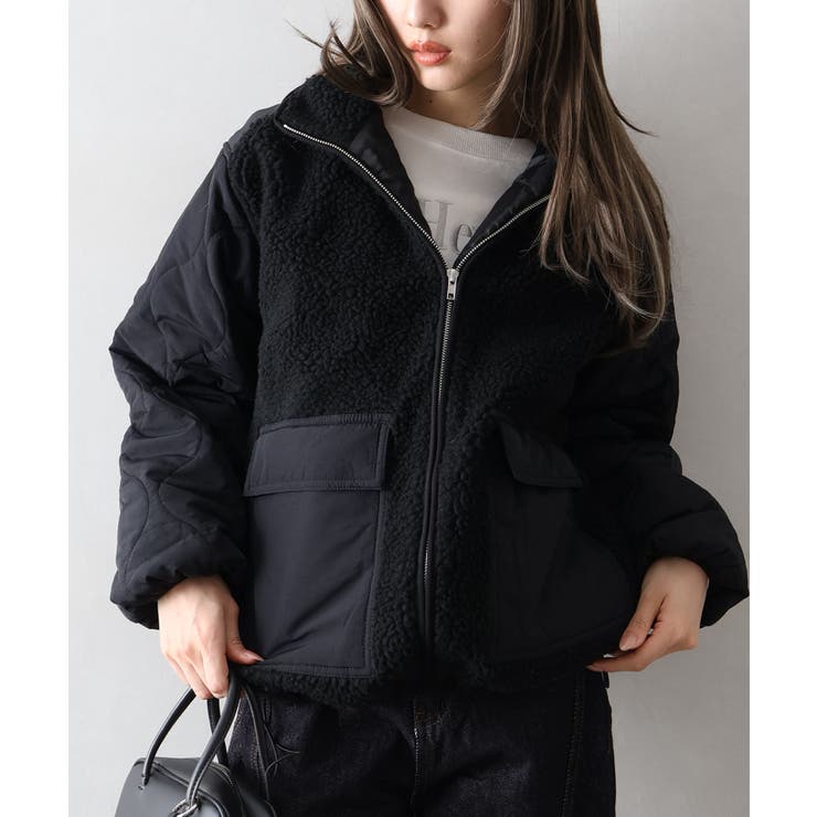 ボア裏キルトスタンドブルゾン | SpRay | 詳細画像46 