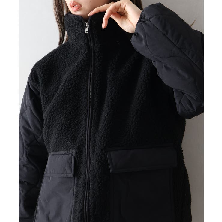 ボア裏キルトスタンドブルゾン | SpRay | 詳細画像48 