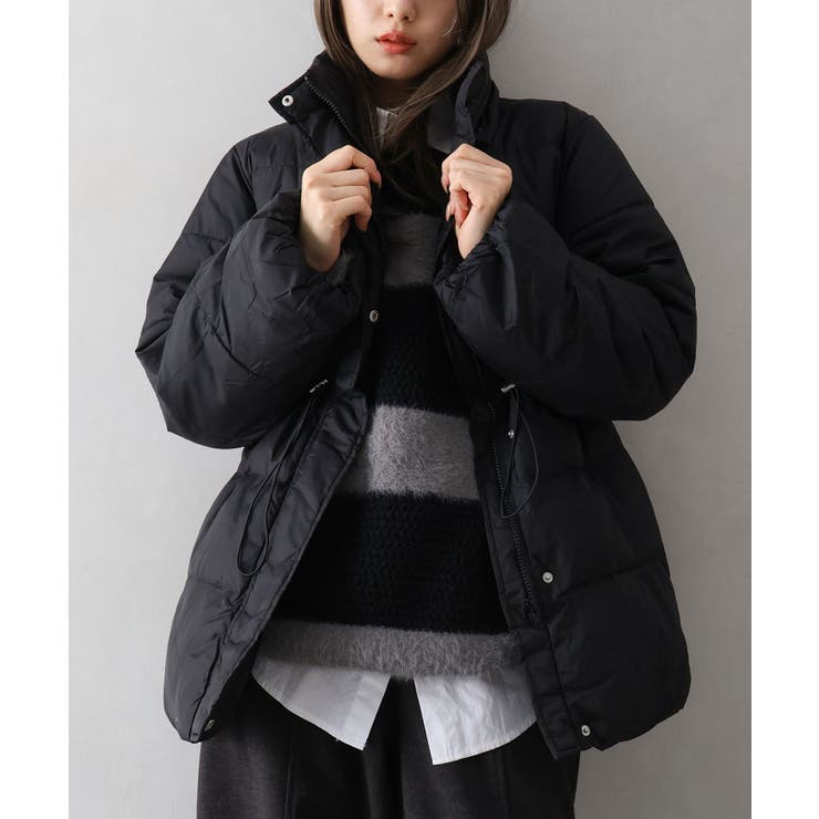 ベルト付中綿フードファーミドルコート | SpRay | 詳細画像27 