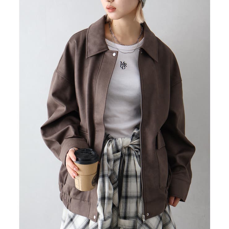 ヴィンテージスウェードZIPブルゾン | SpRay | 詳細画像10 