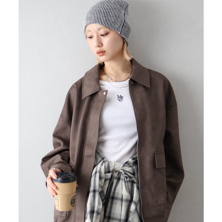 ヴィンテージスウェードZIPブルゾン | SpRay | 詳細画像11 