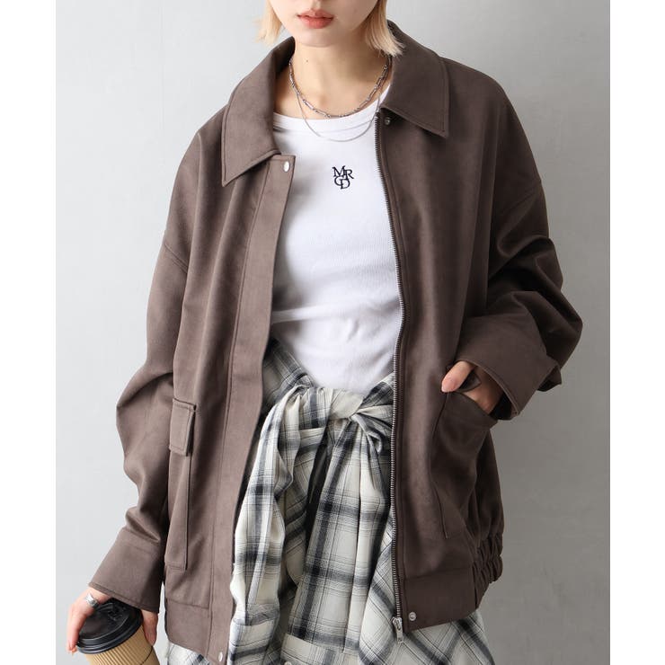 ヴィンテージスウェードZIPブルゾン | SpRay | 詳細画像13 