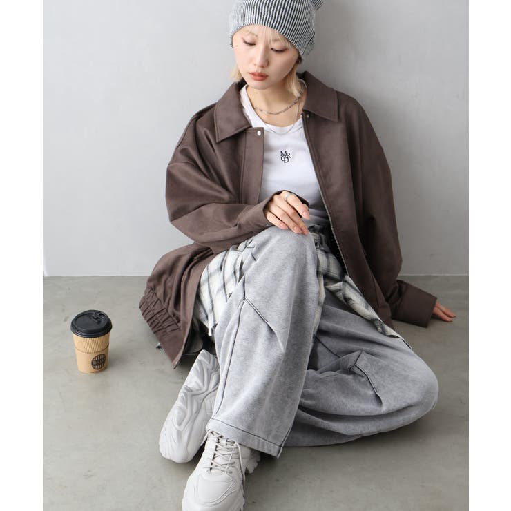 ヴィンテージスウェードZIPブルゾン | SpRay | 詳細画像19 