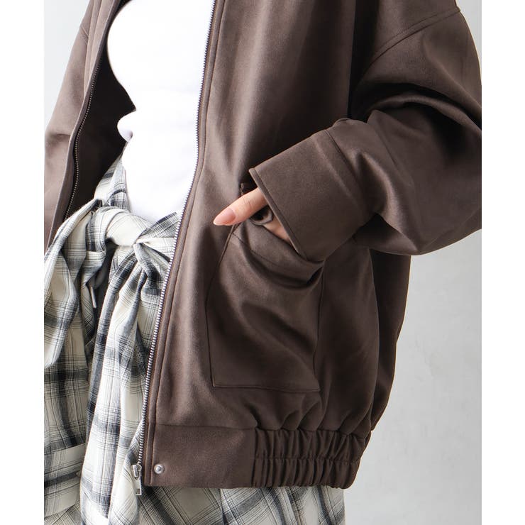 ヴィンテージスウェードZIPブルゾン | SpRay | 詳細画像21 