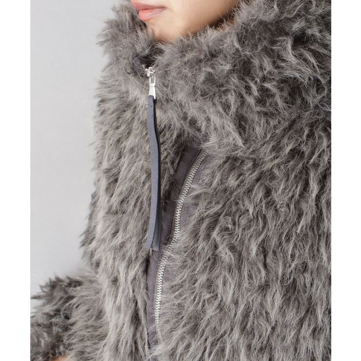 MIXシープファージップブルゾン | SpRay | 詳細画像21 