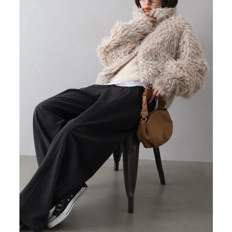 MIXシープファージップブルゾン | SpRay | 詳細画像36 