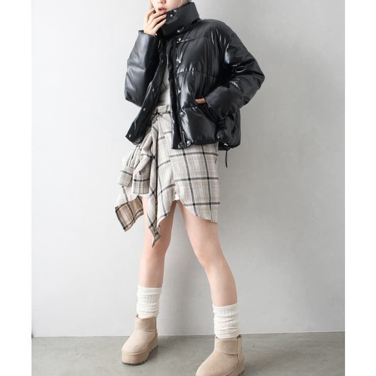 フェイクレザーファイバーダウン | SpRay | 詳細画像9 