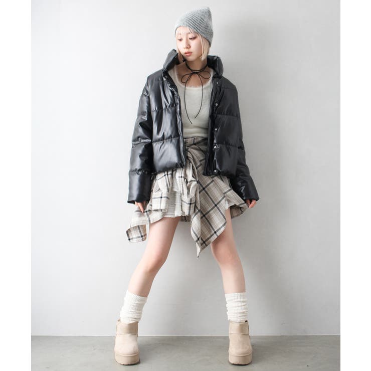 フェイクレザーファイバーダウン | SpRay | 詳細画像12 