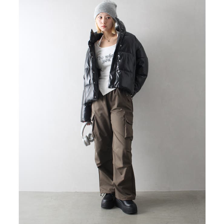 フェイクレザーファイバーダウン | SpRay | 詳細画像14 