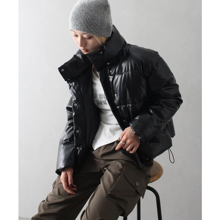 フェイクレザーファイバーダウン | SpRay | 詳細画像18 