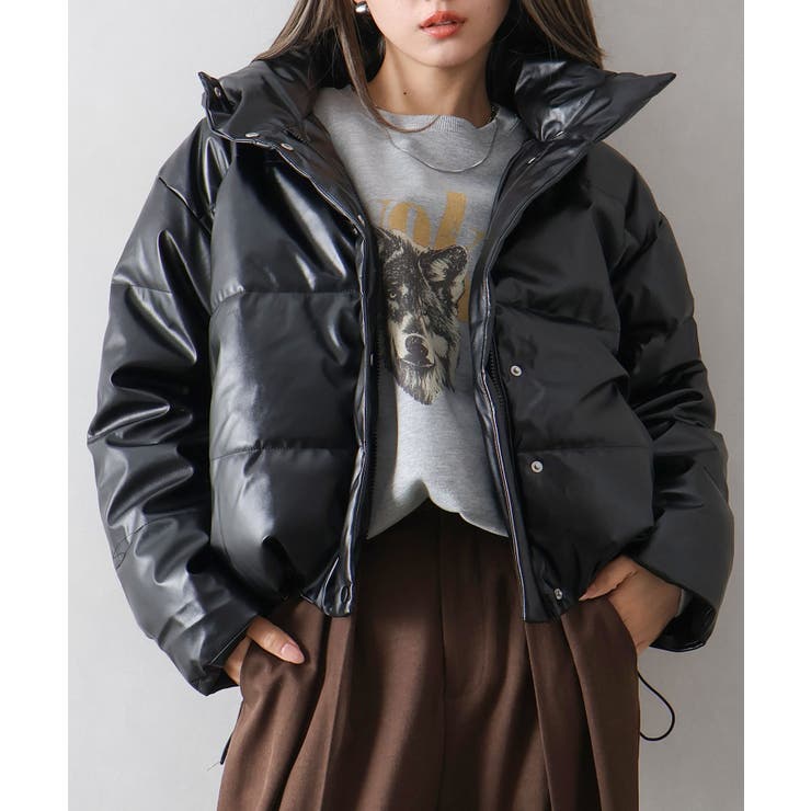 フェイクレザーファイバーダウン | SpRay | 詳細画像1 