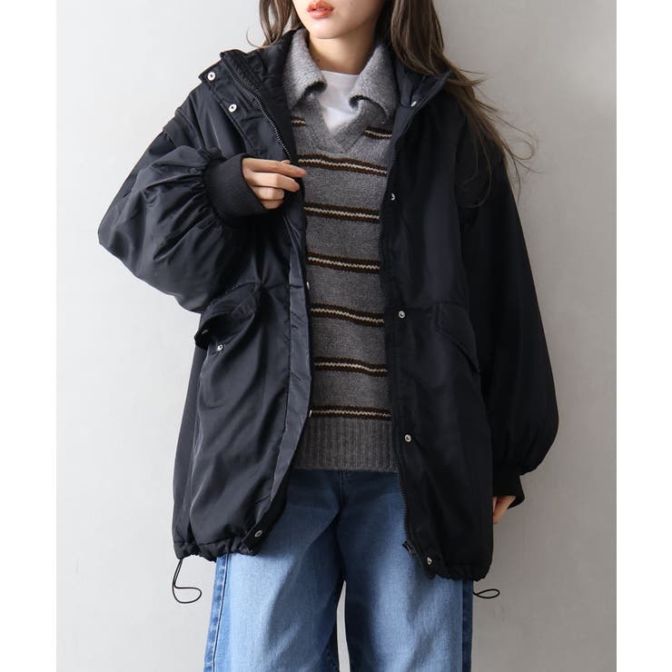 袖取り外し中綿コート[品番：SPRW0010725]｜SpRay（スプレイ）の