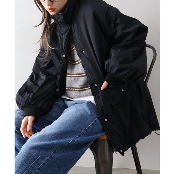 袖取り外し中綿コート[品番：SPRW0010725]｜SpRay（スプレイ）の