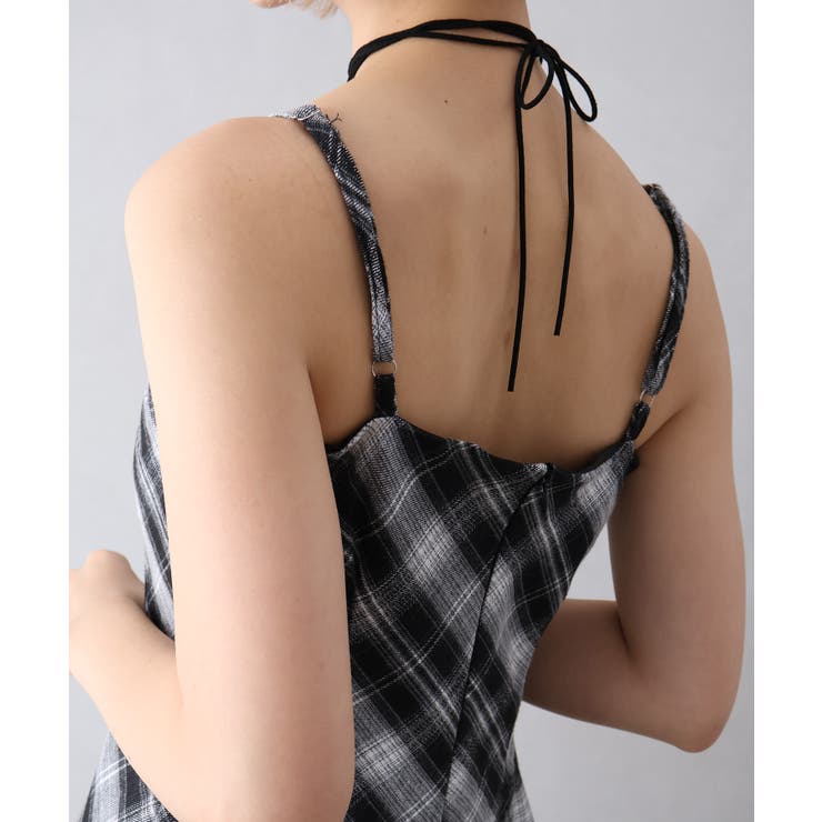 チェックヘムキャミワンピース | SpRay | 詳細画像22 