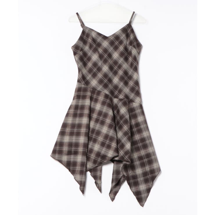 チェックヘムキャミワンピース | SpRay | 詳細画像24 