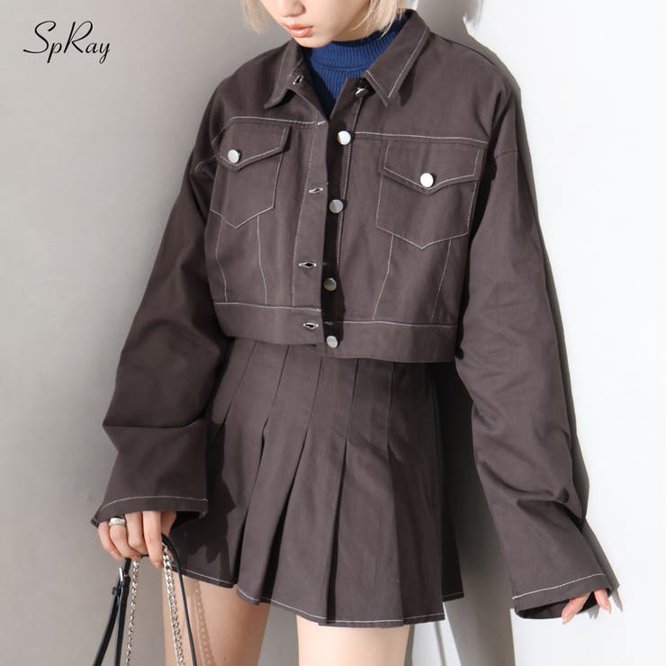 ツイルステッチプリーツ ＳＥＴ ＵＰ | SpRay | 詳細画像1 