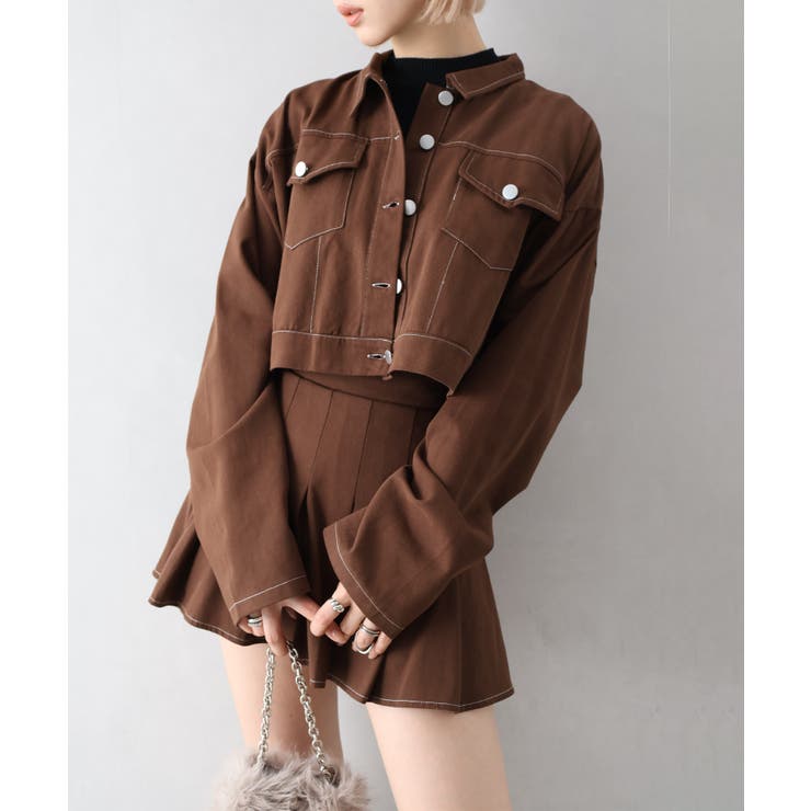 ツイルステッチプリーツ ＳＥＴ ＵＰ | SpRay | 詳細画像9 