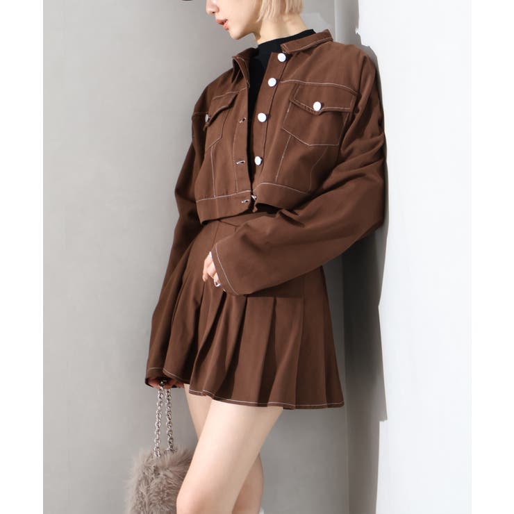 ツイルステッチプリーツ ＳＥＴ ＵＰ | SpRay | 詳細画像10 