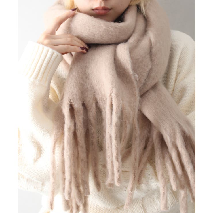 ライトベージュ | 起毛ストール | SpRay