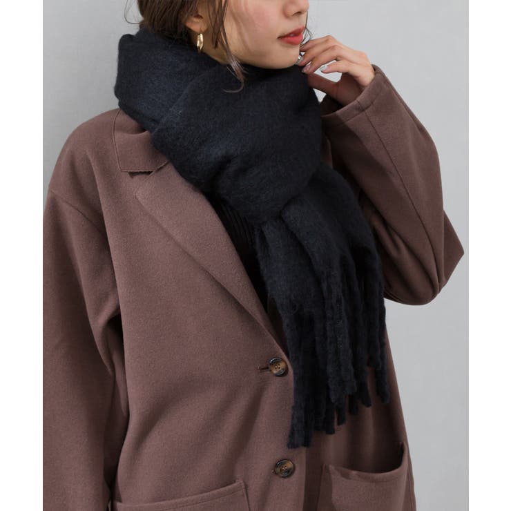 ブラック | 起毛ストール | SpRay