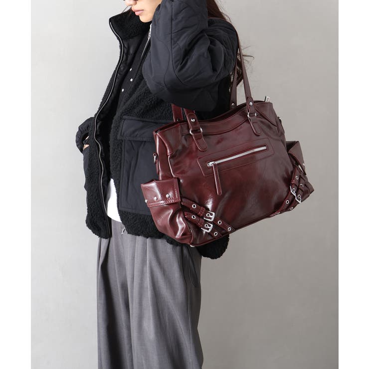 ハトメベルト付ボストンバッグ | SpRay | 詳細画像2 