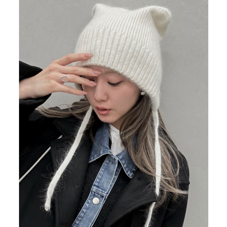 ネコ耳ボンネット[品番：SPRW0010827]｜SpRay（スプレイ）のレディース