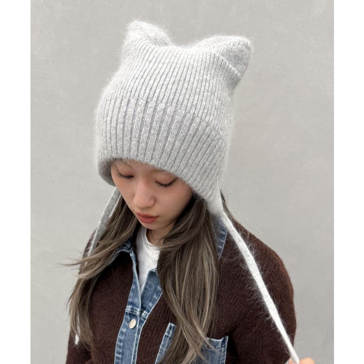 ネコ耳ボンネット[品番：SPRW0010827]｜SpRay（スプレイ）のレディース