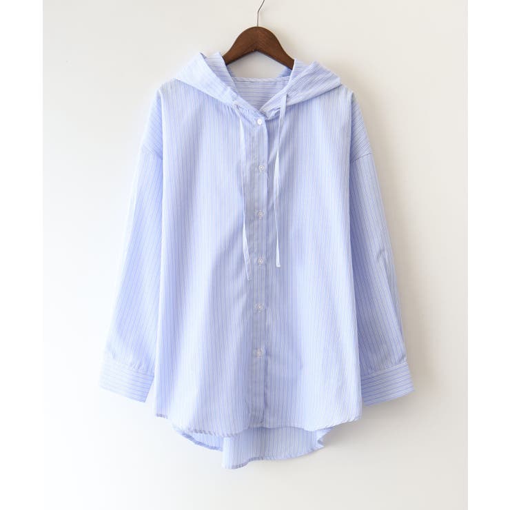 ストライプフードシャツ | SpRay | 詳細画像31 