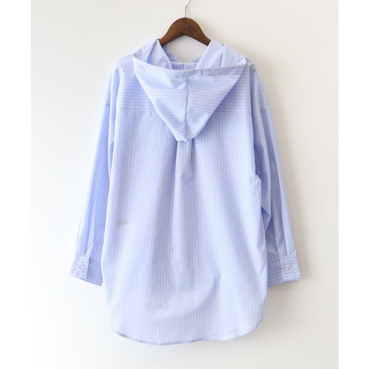 ストライプフードシャツ | SpRay | 詳細画像32 