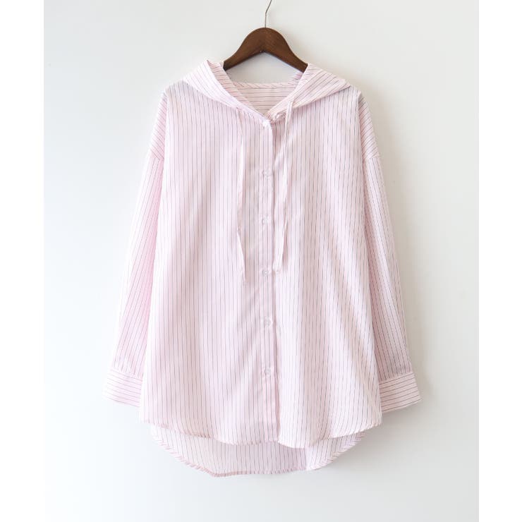 ストライプフードシャツ | SpRay | 詳細画像33 