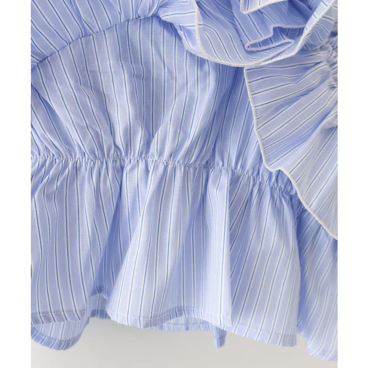 ストライプクロスフリルブラウス | SpRay | 詳細画像30 