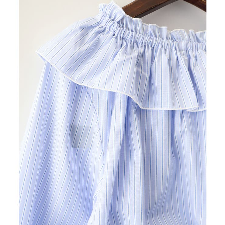 ストライプクロスフリルブラウス | SpRay | 詳細画像31 