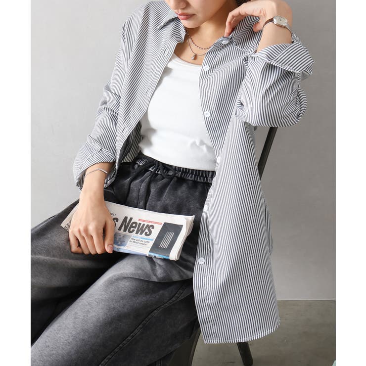 ストライプシャツ | SpRay | 詳細画像9 