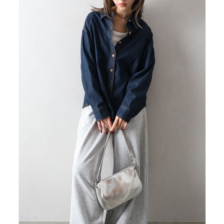 ライトオンスデニムシャツ | SpRay | 詳細画像10 