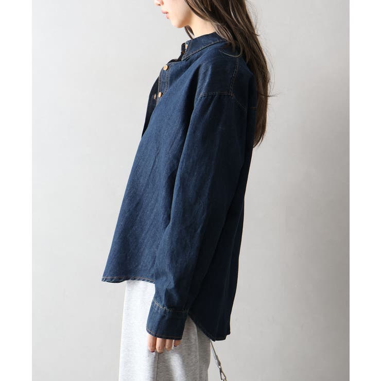 ライトオンスデニムシャツ | SpRay | 詳細画像11 