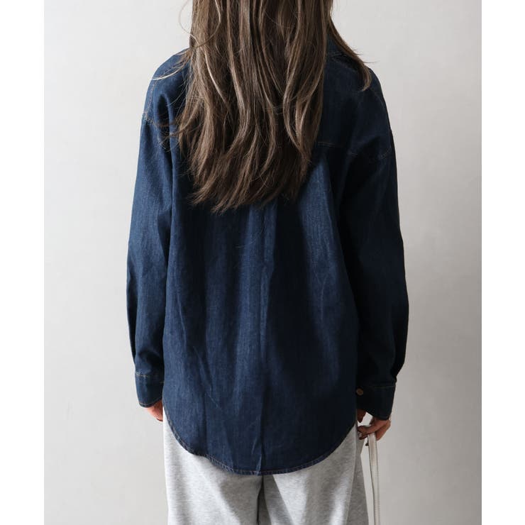 ライトオンスデニムシャツ | SpRay | 詳細画像12 