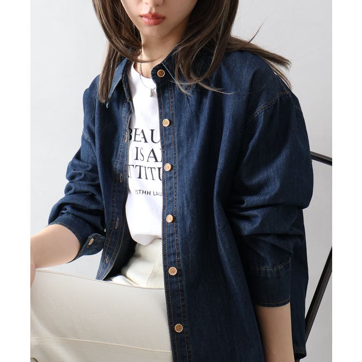 ライトオンスデニムシャツ | SpRay | 詳細画像20 