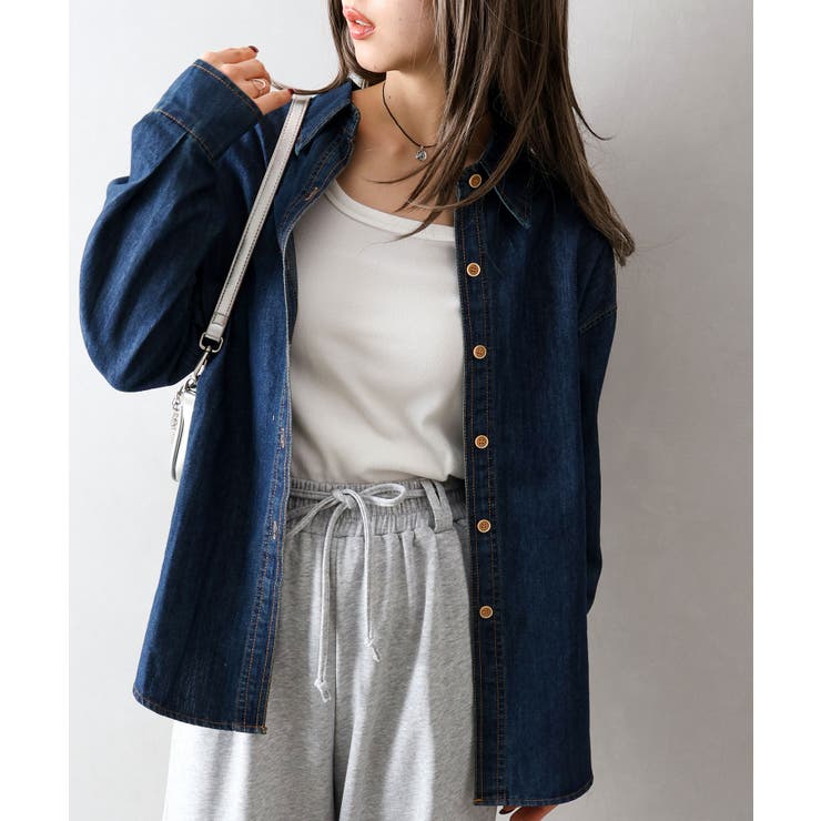 ライトオンスデニムシャツ | SpRay | 詳細画像4 