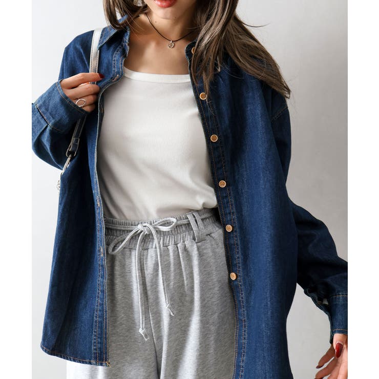 ライトオンスデニムシャツ | SpRay | 詳細画像5 