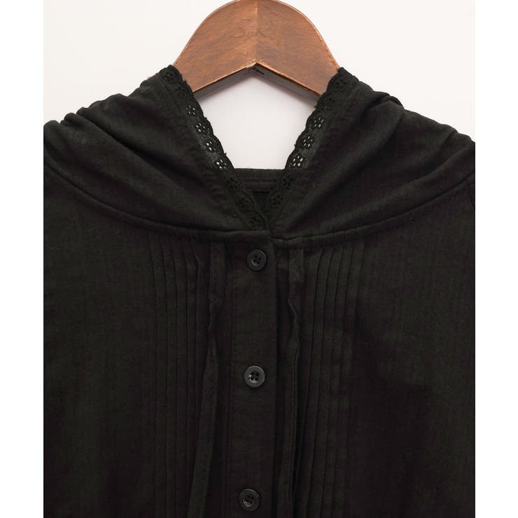 ピンタックフードシャツ | SpRay | 詳細画像12 