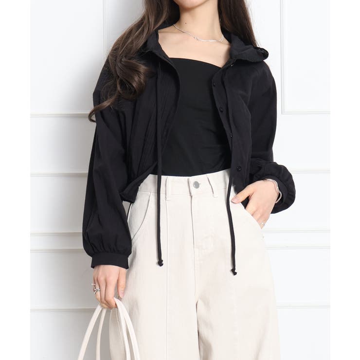 ピンタックフードシャツ | SpRay | 詳細画像19 