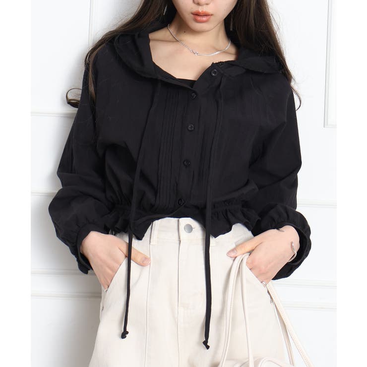 ピンタックフードシャツ | SpRay | 詳細画像20 