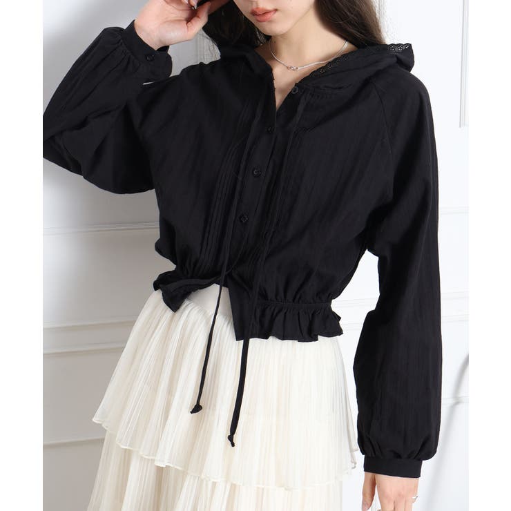 ピンタックフードシャツ | SpRay | 詳細画像32 