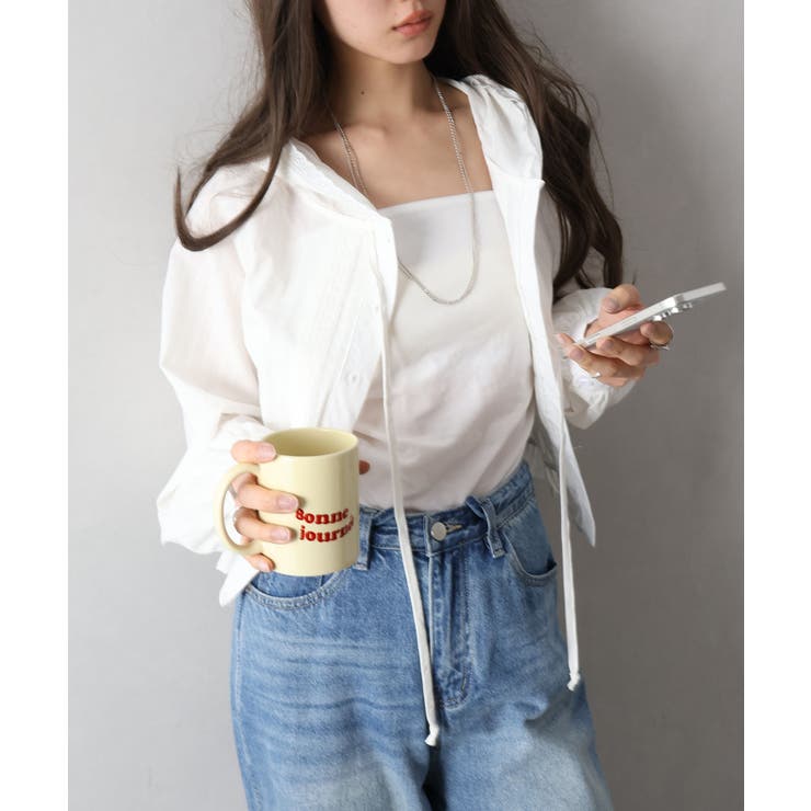 ピンタックフードシャツ | SpRay | 詳細画像35 