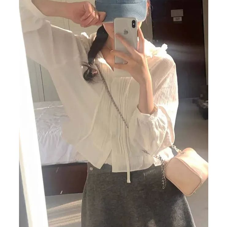 ピンタックフードシャツ | SpRay | 詳細画像3 