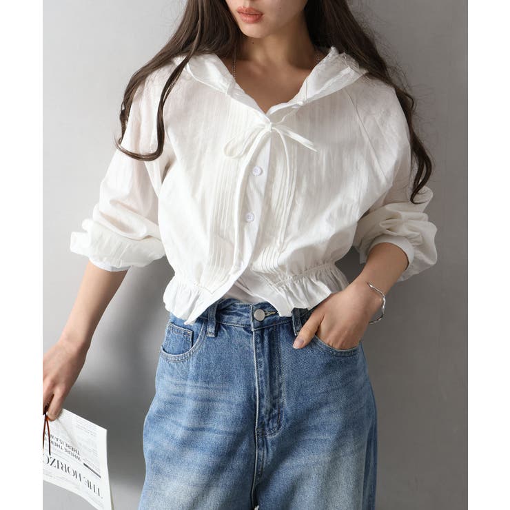 ピンタックフードシャツ | SpRay | 詳細画像38 