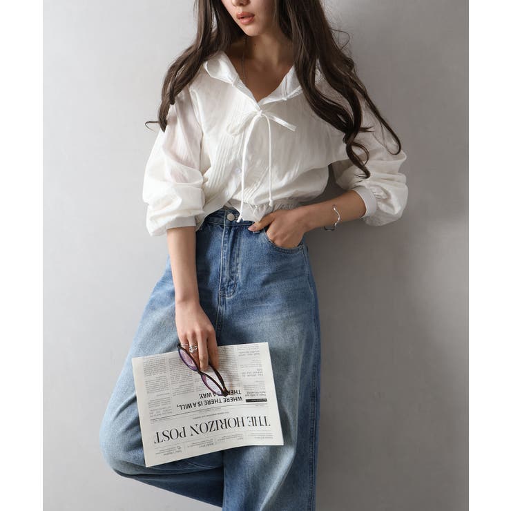 ピンタックフードシャツ | SpRay | 詳細画像39 