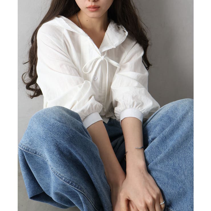 ピンタックフードシャツ | SpRay | 詳細画像41 